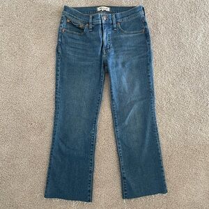 Madewell Kick Out Crop Jeans NWOT